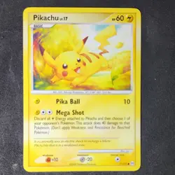 Pokemon TCG Pikachu Lv.17 Basic 60 HP 71/99 2009 Regular Pokemon Trading Card - Image 2