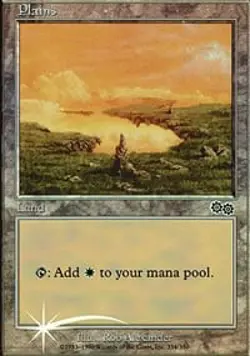 Magic MTG - Plains - Arena League Promos - EXC - EN - FOIL - Image 1