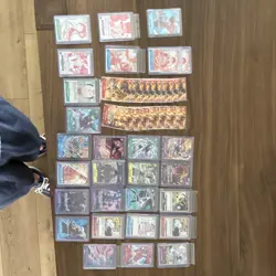 One Piece TCG Lot 45 Cards SR Rare Holo Promo Japanese English Ace Sabo NR OPTCG - Image 1