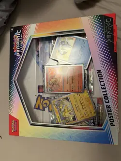 Pokemon TCG Prismatic Evolutions Poster Collection Box Set of 4 Promo Cards - Image 1