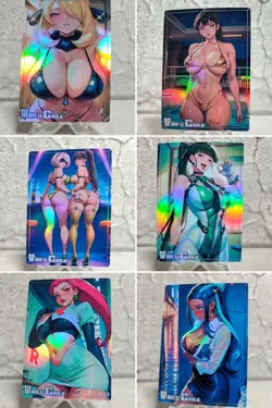 33 x EVE Nessa Trading Card Waifu Goddess Story Anime Girl holo Karte Manga - Image 1