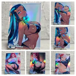 33 x EVE Nessa Trading Card Waifu Goddess Story Anime Girl holo Karte Manga - Image 4
