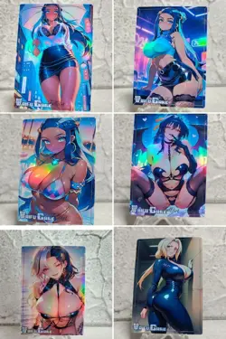 33 x EVE Nessa Trading Card Waifu Goddess Story Anime Girl holo Karte Manga - Image 5