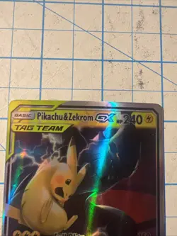 Pikachu & Zekrom GX Custom Fun Fan Art Card 33/181 - Image 2