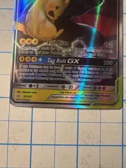 Pikachu & Zekrom GX Custom Fun Fan Art Card 33/181 - Image 3