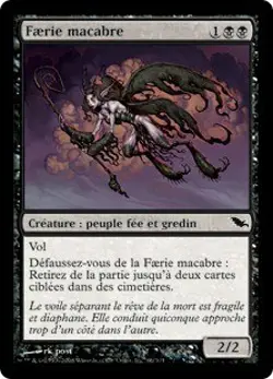Magic MTG - Faerie Macabre - Shadowmoor - FINE - EN - FOIL - Image 1