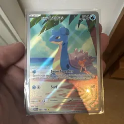 Pokemon TCG Misty's Lapras 194/182 IR Destined Rivals Illustration - Image 1