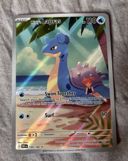 Pokemon TCG Destined Rivals Misty's Lapras 194/182 - Image 1