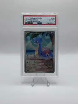 Pokemon TCG Destined Rivals Misty's Lapras 194/182 PSA 8 - Image 1