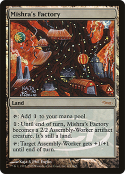 Magic MTG - Mishra's Factory - Judge Rewards Promos - FINE - EN - FOIL - Image 1