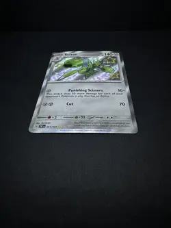 Scizor 191/091 Shiny Holo Pokemon TCG Paldean Fates NM - Image 4