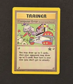 Pokemon TCG Computer Error 16 Black Star Promo WOTC Vintage NM/Mint - Image 1