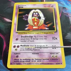 Pokemon TCG Jynx Base Set 31/102 LP - Image 1