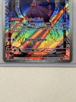 Pokemon TCG Mismagius 212/193 Sv02 Paldea Evolved Holo Illustration Rare 90 HP - Image 2
