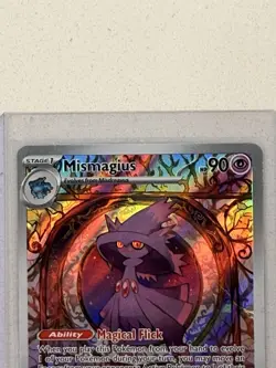Pokemon TCG Mismagius 212/193 Sv02 Paldea Evolved Holo Illustration Rare 90 HP - Image 3