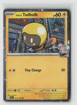 Iono's Tadbulb #052/159 Holo Promo Pokemon TCG NM - Image 1