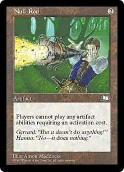 Magic MTG - Null Rod - Weatherlight - PLAYED - EN - Image 1