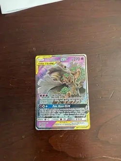 Pokemon TCG Trevenant & Dusknoir GX SM217 Sun & Moon Black Star Promo Tag Team - Image 1