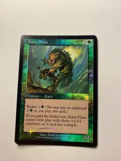 MTG Kavu Titan - Foil NM Invasion - Image 1