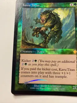 MTG Kavu Titan - Foil NM Invasion - Image 2