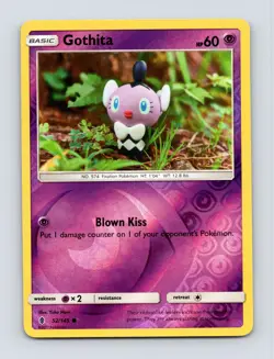 SM - Guardians Rising #52/145 Gothita Reverse Holo Pokemon - Image 1