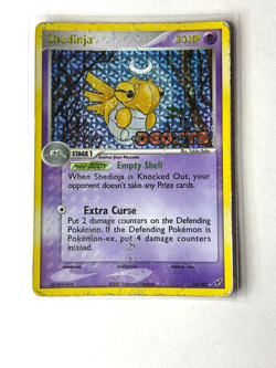 Shedinja [Reverse Holo] #14 Pokemon Deoxys DAMAGED - Image 1