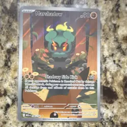 Pokemon Marshadow 146/132 Me01: Mega Evolution Full Art Holo Illustration Rare - Image 1