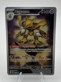 Pokemon TCG | Alakazam 009 | Mega Evolutions Black Star Promo | NM - Image 1