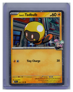 2025 Journey Together #52/159 Iono's Tadbulb Uncommon Reverse Holo Pokemon - Image 1