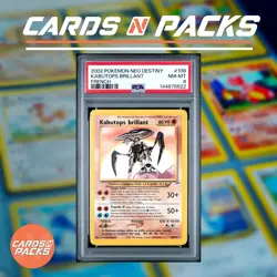 Carte Pokemon Kabutops Brillant 108/105 Holo Secrete Neo Destiny PSA 8 ✨ - Image 1