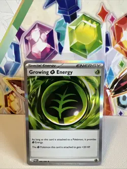 Growing Energy 086/088 Holo Rare - Pokemon TCG Perfect Order - NM - Image 1