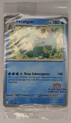 Illustration Contest 2024 Pokemon TCG Pikachu Feraligatr Toxtricity Sealed - Image 1