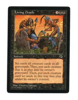 Magic the Gathering Living Death Tempest MTG - Image 1