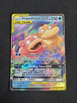 Pokemon Card - Slowpoke & Psyduck GX Tag Team - Unified Minds - 35/236 - Image 1