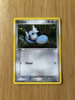 Pokemon TCG DRATINI 52/109 Reverse HoloFoil. EX Team Rocket Stamped. NM/M - Image 1