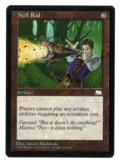 MTG Null Rod Non-Foil from Weatherlight LP - Image 1
