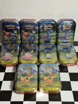 POKEMON TCG ASCENDED HEROES Mini Tin Display- 10 Sealed Tins! - Image 3
