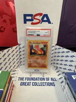 1999 Pokemon Game #24 Charmeleon PSA NM-MT 8 - Image 1