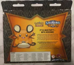 Pokemon Shining Fates Dedenne Mad Party Pin Collection Booster Packs Sealed 820650808685 - Image 2