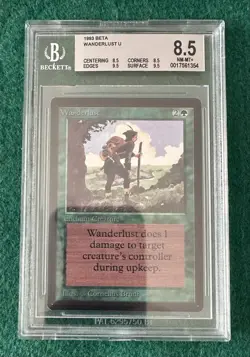 Wanderlust - BETA - MTG - BGS 8.5. NM-MT+. Quad++. Beauty. - Image 1