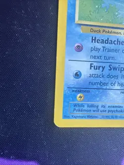 POKEMON Psyduck Black Star Promo #20 Rare WOTC TCG NM/LP - Image 5