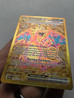 Pokemon TCG Charizard EX 228/197 Gold Hyper Rare Obsidian Flames - Image 5