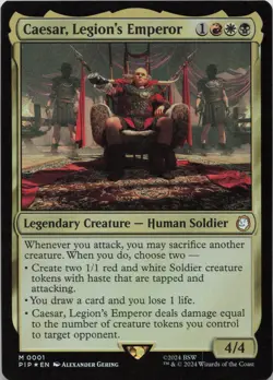 Caesar, Legion's Emperor - FOIL - M Universes Beyond: Fallout 1 - MTG - Image 1