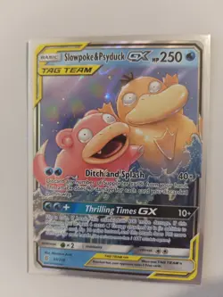 Pokemon TCG Slowpoke & Psyduck Tag Team GX Unified Minds Ultra Card 35/236 - Image 2