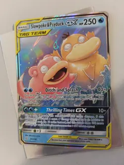 Pokemon TCG Slowpoke & Psyduck Tag Team GX Unified Minds Ultra Card 35/236 - Image 3