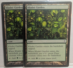 2x Khalni Garden - MTG - Worldwake - Image 1