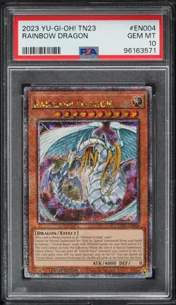 2023 Yu-Gi-Oh! TN23 25th Anniversary Tin Dueling Heroes Rainbow Dragon PSA 10 - Image 1