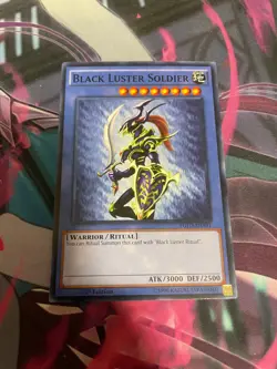 YUGIOH - BLACK LUSTER SOLDIER - COMMON - YGLD - 1ST ED - NM - Image 1