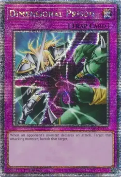 Yugioh! LP Dimensional Prison - RA04-EN132 - Quarter Century Secret Rare - 1st E - Image 1