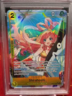 Shirahoshi (Alternate Art) OP12-102 One Piece Legacy of the Master PSA 10 - Image 2
